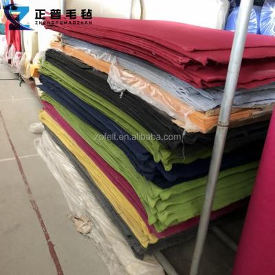 China Factory Price Color Antistatic Soft Felt Wool 100% 1mm 2mm 3mm Felt Wool Fabric Roll for sale