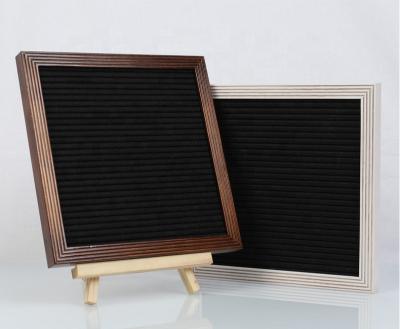 China Europe felt letter board oak frame cotton bag and wooden rack letter board for sale