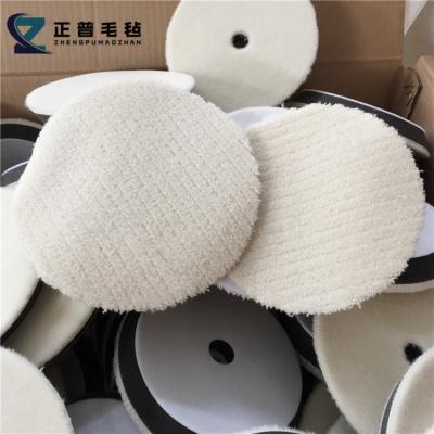 China High Efficiency Wool Polishing Pad For Car Polishing Hood 100% Wool Polishing for sale