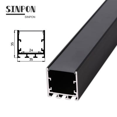 China Aluminum Alloy Sideboard Ceiling Workb Black Mini Anodized Linear 8mm Channel Led Alu Extrusion Housing Aluminum Profiles For Strip Light for sale