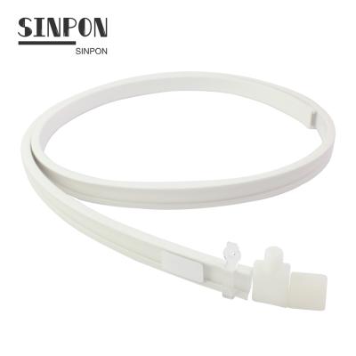 China Customized wholesale clear LANDSCAPE size silicone tube for pcb led flexible lampholder neon pipe diffuser light strip silicone tube for sale