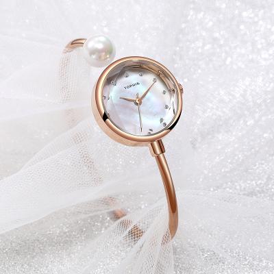 China 2021 Water Resistant Fashion OEM Lady Stainless Steel Strap Single Wrist Quartz Watches Hand For Women's Ultra-thin Relojes De Cuarzo for sale