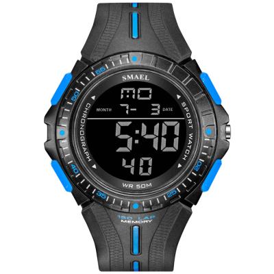 China Colorful Alarm SMAEL 1315 Sports Watch Water Resistant Boy Fashion Sports Reloj Mens Style Electronic Watches for sale