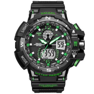 China Alarm Mode Water Resistant Shockproof Digital Wrist Watch Smael 1376C for sale