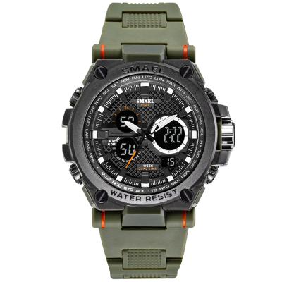 China New Water Resistant Alarm SMAEL Men Sport Wristwatch 1709 Digital Watch for sale