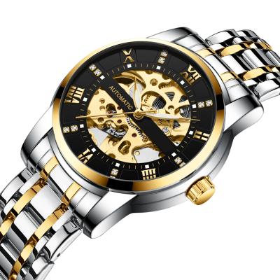 China OEM Fashion Water Resistant Steel Business Original Luxury Automatic Mechanical Men's Gold Belt New Men's Watches for sale