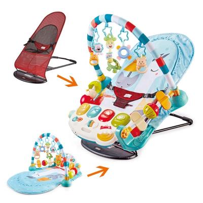 China Modern 3 in 1 Baby Activity Center Infant Rocking Chair Baby Play Mat Gym Kick and Play Piano Fitness for sale