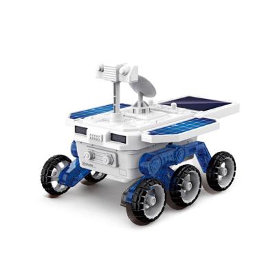 China 2021 New RTS Mars Rover Kids Toy Robot Solar Vehicle Exploration Plastic Solar Toys PULL BACK Educational for sale