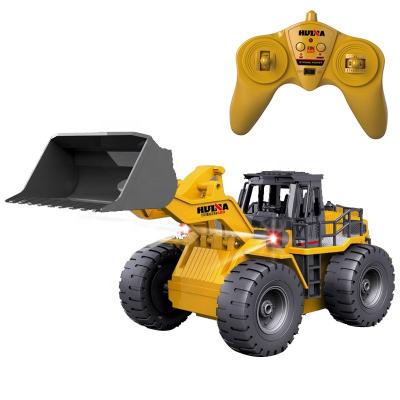 China RC Hobby die cast rc truck 1:18 alloy bulldozer rc excavator toy, 2.4G radio control toys truck diecast vehicles for sale