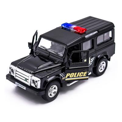 China Diecast Toy Hot Selling 1/36 Alloy Metal Car Pull Back Function Free Wheels Diecast Police Model Car Toys Diecast Cars For Kids for sale