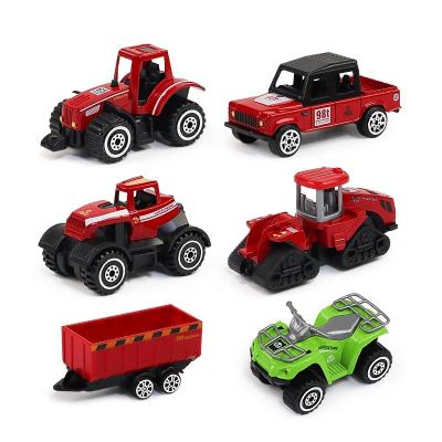 China Toy Die Cast Diecast Trucks Toys Car Truck Set 1:64 Farm Vehicle Models Alloy for sale