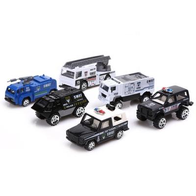 China 1:87 Diecast Toy Police Car Set Freewheels Small Metal Toy Cars For Kids Diecast Custom OEM ODM China Factory Diecast manufacturing for sale