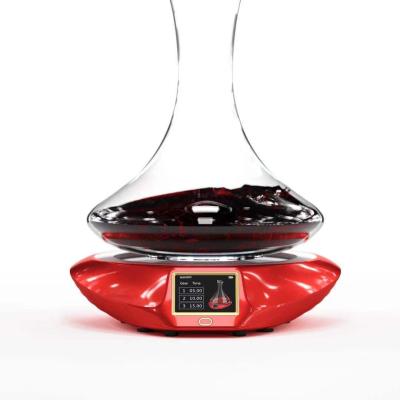 China Newest Design 2021 Wholesale Automatic Whiskey Decanter USB Rechargeable Quick Automatic Smart Decanter for sale