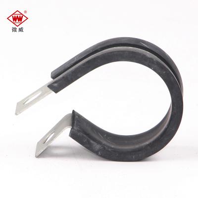 China Heavy truck factory direct sale stainless steel rubber hose clamp for heavy truck for sale