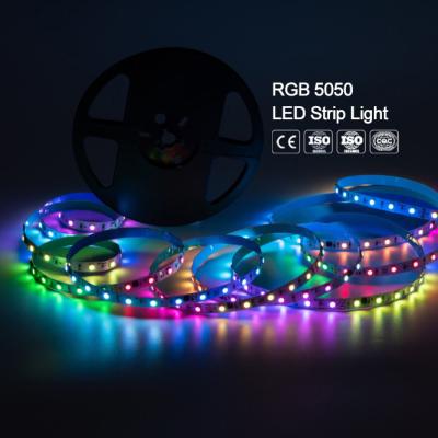 China Modern Home Decoration 12V/24V 10mm Width Durable Easy Installation Easy Installation Ceiling Light 5050 RGB/24V 10mm Width RGB Led Strip Light for sale