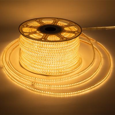 China Long Durable Low Power Consumption Easy Installation / Flexible Decoration IP65 Indoor Outdoor Waterproof Led Strip Light smd 2835 High Voltage Led Strip AC110V 220v for sale