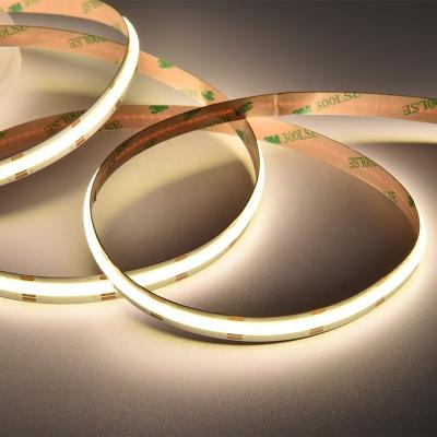 China Long lasting low power consumption easy installation/flexible China factory 608 LED COB strip light CCT 3000+6500k cob led strip light for decoration for sale