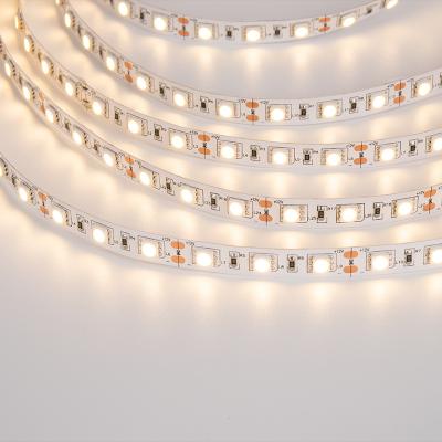 China High quality long lasting low consumption easy installation flexible led strip light/flexible manufacturer 5050 60LED 10m warm white led strip light for sale