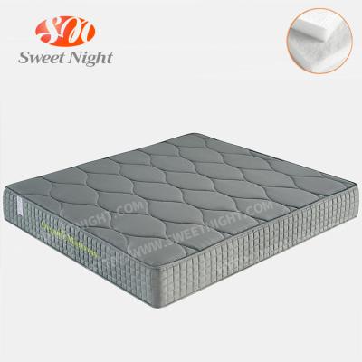 China Foldable Pocket Organic High Density Spring 7 Zone Natural Knitted Fabric Compress Mattress for sale