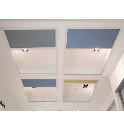 China Wholesale Minimalist Polyester Fabric Smart Honeycomb Skylight Blinds Cordless Motorized Honeycomb Blinds for sale