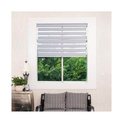 China Wholesale Cheap Minimalist Roll Curtain Zebra Shades Luxury Cordless Shades Zebra Blinds for sale