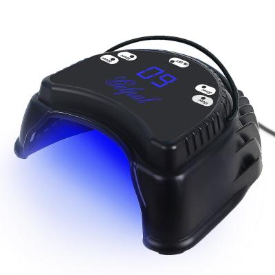 China Factory Direct Sale 230*215*85mm Rechargeable Nail Dryer Lamp 60w UV Led Nail Art UV Lamp Nail Lamp Machine for sale