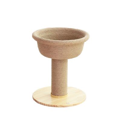 China Viable Safe Stable Sisal Lining Post Fashion Toys Cat Tree Climbing Tower for sale