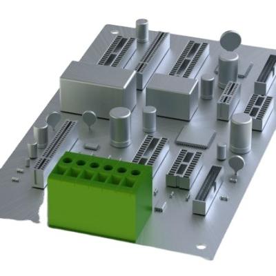 China Hot Selling Green Type Terminal Blocks WRA500 Electric Power Wire Protector 2p-24p Poles for sale