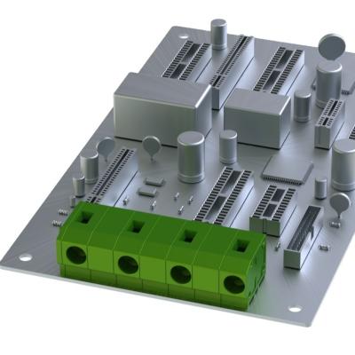 China Hot Selling Spring Terminal Blocks SBE1000 Automotive 2p-24p Green Poles for sale