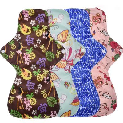 China Super Absorbent Bamboo Charcoal Pads Cloth Menstrual Pads Washable Good Menstrual Cup for sale