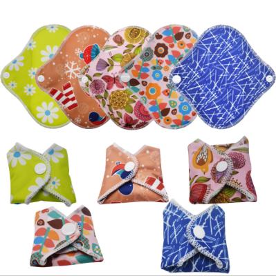 China Super Absorbent S Size Cloth Menstrual Pad Function Replace Cup Bamboo Charcoal Cloth Menstrual Pads for sale