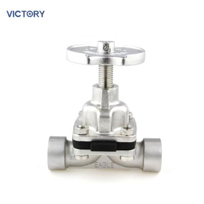 China Steam Piping Sanitary Manual Diaphragm Valve for sale