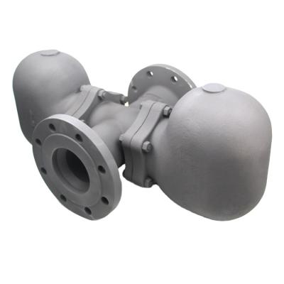 China Large Double Steam Piping Lever Float Ball Steam Trap Displacement for sale