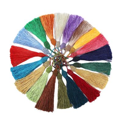 China High Tenacity Wholesales Polyester Ball Tassel 15CM Spiral Fringe Tassel For Decoration Tassel for sale