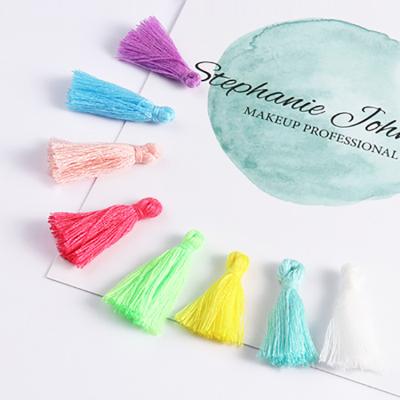 China Colorful High Tenacity Cotton Tassel 3CM Hanging Tassel For Pillow Tassel for sale