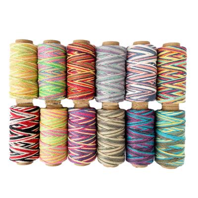 China Hot Selling Viable Hemp Rope 1mm Twisted Color Hemp Rope Mixed Around Hemp Rope for sale