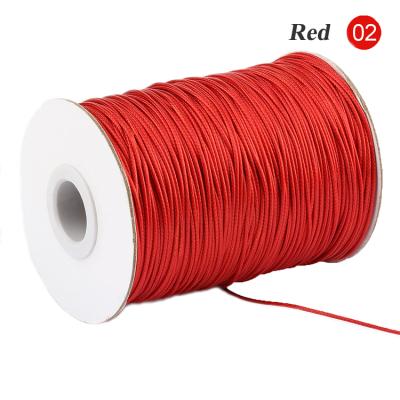 China 0.5mm 0.8mm 1mm 1.5mm 2mm 2.5mm 3mm 3.5mm 4mm Waxed Handmade Waxed 5mm Waxed Rope Wholesale Viable DIY Rope Necklace For Wax Rope Necklace for sale