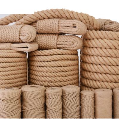 China Wholesale Natural Viable 100% 1-60mm Color Jute Rope Jute DIY Braided Jute Rope for sale