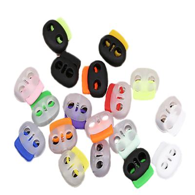 China Wholesale Nickel Free Colorful Plastic Stopper Spring Adjustable Plastic Stopper For Cord Stopper for sale