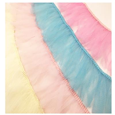 China Factory Wholesale 8cm Mesh Lace Tassel 11 Colors Sustainable Polyester Fringe Tassel Lace for sale