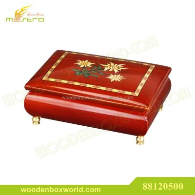 China Real Piano Wood Luster Lacquer High Quality Music Wooden Jewelry Box for sale