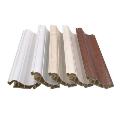 China Modern Multiple Types Installation Plinth Menards PVC Floor Molding For Hotel People for sale