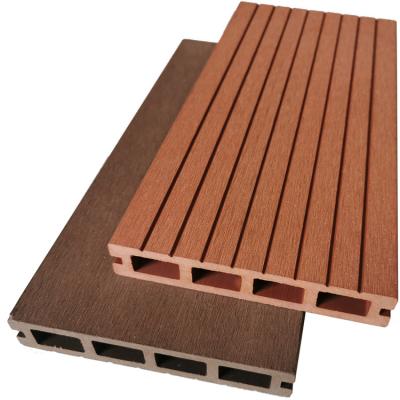 China Hot sale Anti-water wood plastic composite wpc outdoor flooring decking for sale