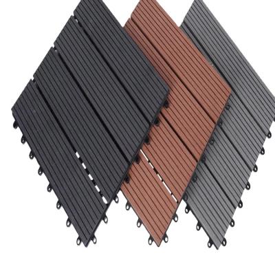 China Anti-water Wood Wpc Plastic Solid Decking Wpc Composite Flooring for sale