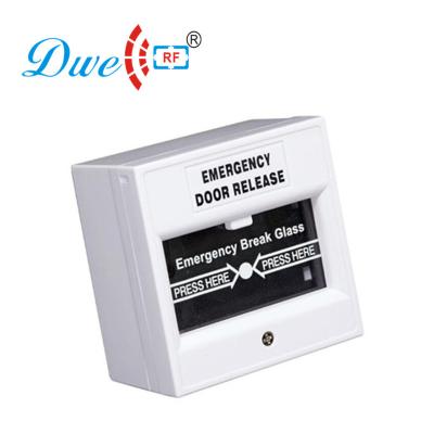 China Free Shipping Access Control System Double Pole Jet Dual 12 Volt Cut-Off Emergency Glass Push Button Switch For Access Control System for sale