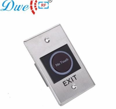 China Led Push Button Switch Infrared Exit Button No Touch Access Control Door Exit Push Button For Release Pad Switch for sale