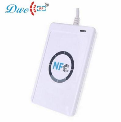 China PVC 13.56mhz USB nfc reader Long Range Contactless RFID 13.56mhz USB nfc reader and writer for sale