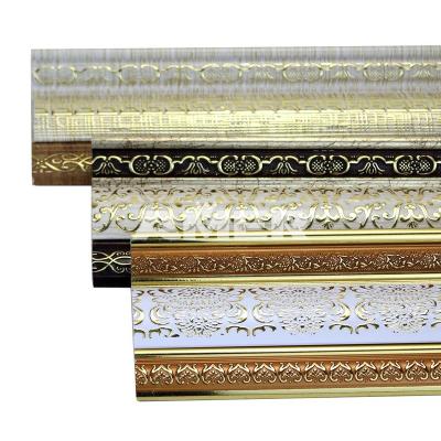 China Hot Sale Modern High Quality Polystyrene PS Foam Plastic Indoor Cornice Molding For Hotel /Office/Home Roof Decoration for sale