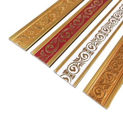 China Factory Modern Plastic Cornice Molding White Baseboard For Decoration Wall Ceiling Corner Line Low Price for sale