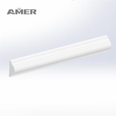 China White Luxery AMER Waterproof Quick Install Plastic Flexible Trim Edge Molding for sale